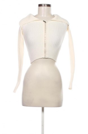 Γυναικεία ζακέτα Bershka, Μέγεθος XS, Χρώμα Εκρού, Τιμή 28,99 €