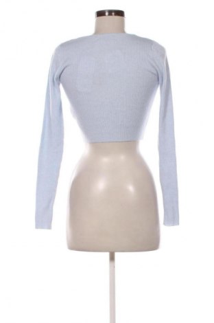 Дамска жилетка Bershka, Размер S, Цвят Син, Цена 46,00 лв.