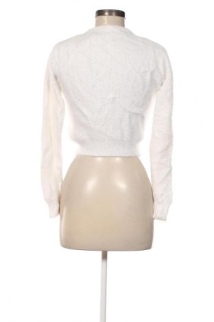 Damen Strickjacke Bershka, Größe XS, Farbe Weiß, Preis 10,99 €