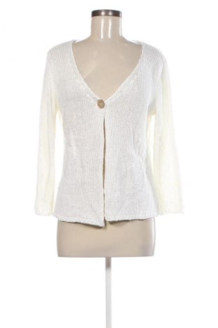 Damen Strickjacke Cassis, Größe L, Farbe Weiß, Preis € 11,99