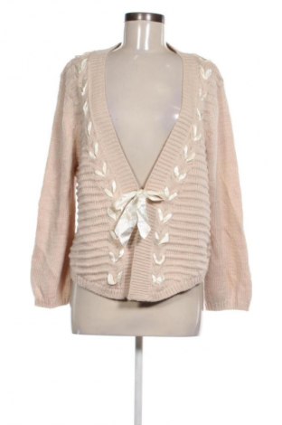 Γυναικεία ζακέτα H&M, Μέγεθος L, Χρώμα  Μπέζ, Τιμή 6,99 €