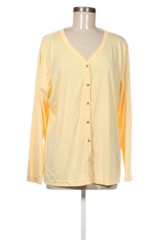 Γυναικεία ζακέτα Helena Vera, Μέγεθος XXL, Χρώμα Κίτρινο, Τιμή 9,99 €