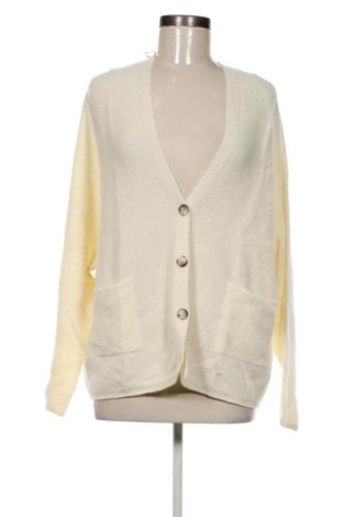 Γυναικεία ζακέτα Oui, Μέγεθος L, Χρώμα Κίτρινο, Τιμή 85,99 €