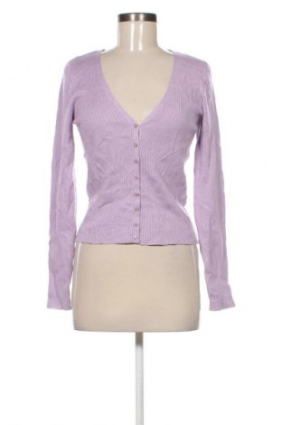 Γυναικεία ζακέτα Stradivarius, Μέγεθος L, Χρώμα Βιολετί, Τιμή 6,99 €