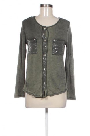 Дамска жилетка Unbranded, Размер M, Цвят Зелен, Цена 29,33 лв.