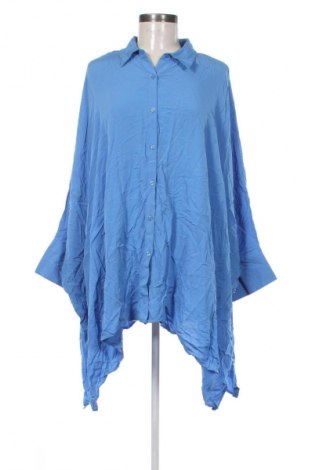 Γυναικείο πουκάμισο Bpc Bonprix Collection, Μέγεθος XXL, Χρώμα Μπλέ, Τιμή 10,99 €