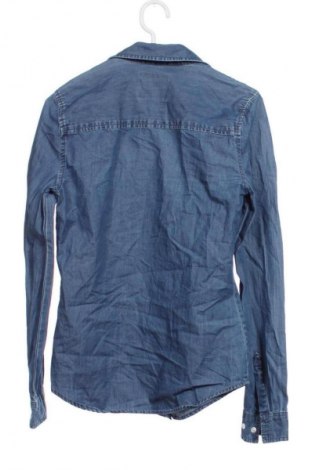 Γυναικείο πουκάμισο Denim&Co., Μέγεθος XS, Χρώμα Μπλέ, Τιμή 8,99 €