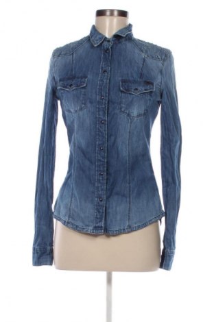 Γυναικείο πουκάμισο Guess, Μέγεθος S, Χρώμα Μπλέ, Τιμή 34,78 €