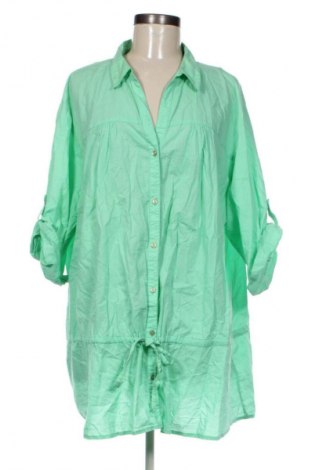 Γυναικείο πουκάμισο Maxi Blue, Μέγεθος XL, Χρώμα Πράσινο, Τιμή 8,99 €