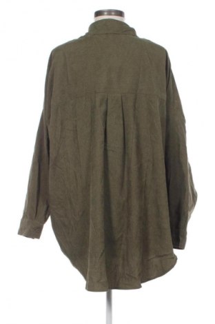 Γυναικείο πουκάμισο SHEIN, Μέγεθος XXL, Χρώμα Πράσινο, Τιμή 10,99 €