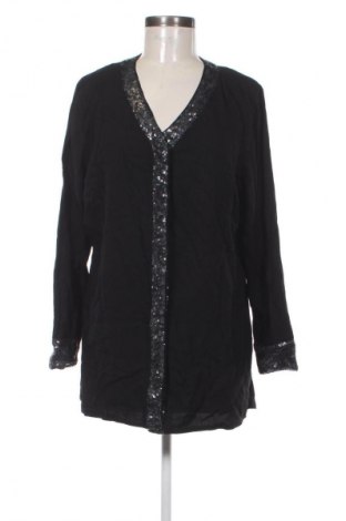 Damenbluse Sheego, Größe XXL, Farbe Schwarz, Preis 18,99 €