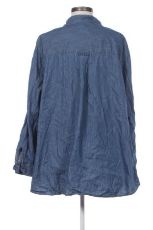 Γυναικείο πουκάμισο Tom Tailor, Μέγεθος 4XL, Χρώμα Μπλέ, Τιμή 8,99 €