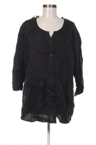 Dámska košeľa  Ulla Popken, Veľkosť 3XL, Farba Čierna, Cena  25,95 €