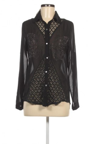 Γυναικείο πουκάμισο Unbranded, Μέγεθος S, Χρώμα Μαύρο, Τιμή 7,99 €