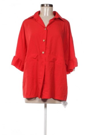 Damenbluse Unbranded, Größe XXL, Farbe Rot, Preis 21,99 €