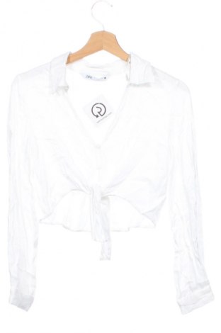 Γυναικείο πουκάμισο Zara, Μέγεθος XS, Χρώμα Λευκό, Τιμή 12,99 €