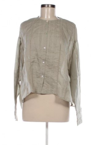 Дамска риза Zara, Размер M, Цвят Бежов, Цена 44,68 лв.