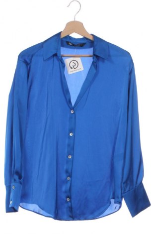 Dámska košeľa  Zara, Veľkosť XS, Farba Modrá, Cena  13,80 €