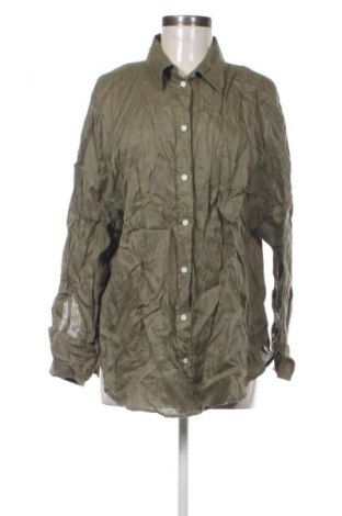 Дамска риза Zara, Размер XL, Цвят Зелен, Цена 22,99 лв.