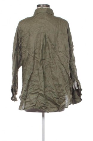 Дамска риза Zara, Размер XL, Цвят Зелен, Цена 22,99 лв.