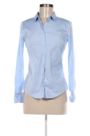 Дамска риза Zara, Размер M, Цвят Син, Цена 27,37 лв.