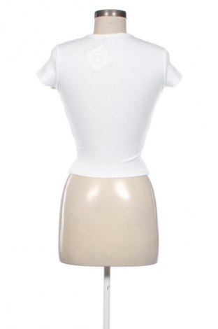 Damen T-Shirt Bershka, Größe S, Farbe Weiß, Preis 8,75 €