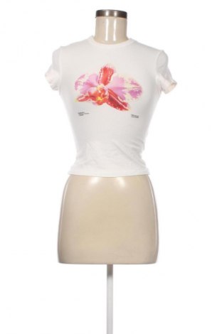 Damski T-shirt Bershka, Rozmiar S, Kolor Kolorowy, Cena 39,31 zł