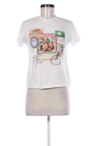 Tricou de femei Bershka, Mărime S, Culoare Alb, Preț 44,74 Lei