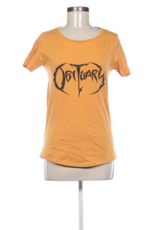 Γυναικείο t-shirt Bershka, Μέγεθος XS, Χρώμα Πορτοκαλί, Τιμή 9,00 €