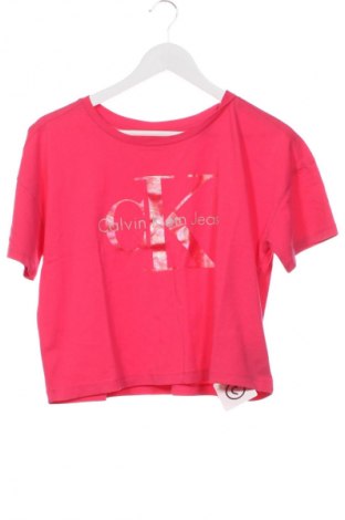 Damen T-Shirt Calvin Klein Jeans, Größe XS, Farbe Rosa, Preis 17,30 €