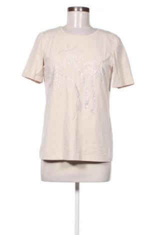 Damen T-Shirt Christian Berg, Größe L, Farbe Beige, Preis 10,23 €