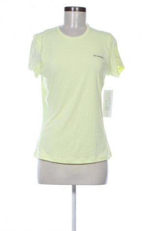 Γυναικείο t-shirt Columbia, Μέγεθος M, Χρώμα Κίτρινο, Τιμή 37,99 €
