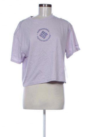 Γυναικείο t-shirt Columbia, Μέγεθος M, Χρώμα Βιολετί, Τιμή 37,99 €