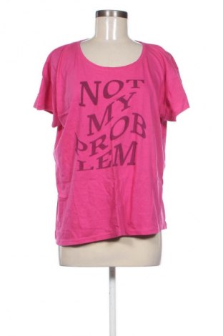 Damski T-shirt Ever.me by Takko Fashion, Rozmiar XL, Kolor Różowy, Cena 39,31 zł