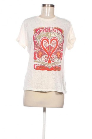 Γυναικείο t-shirt Garcia, Μέγεθος M, Χρώμα Εκρού, Τιμή 25,99 €