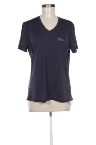 Damen T-Shirt Jack Wolfskin, Größe L, Farbe Blau, Preis € 16,99