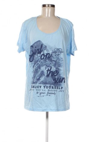 Damen T-Shirt John Baner, Größe XXL, Farbe Blau, Preis 9,99 €