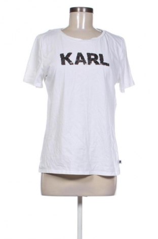Дамска тениска Karl Lagerfeld, Размер M, Цвят Бял, Цена 68,02 лв.