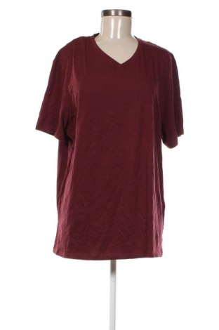 Γυναικείο t-shirt Kiabi, Μέγεθος XXL, Χρώμα Κόκκινο, Τιμή 8,99 €