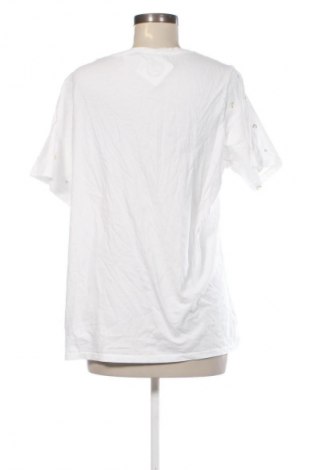 Γυναικείο t-shirt LC Waikiki, Μέγεθος XXL, Χρώμα Λευκό, Τιμή 10,99 €
