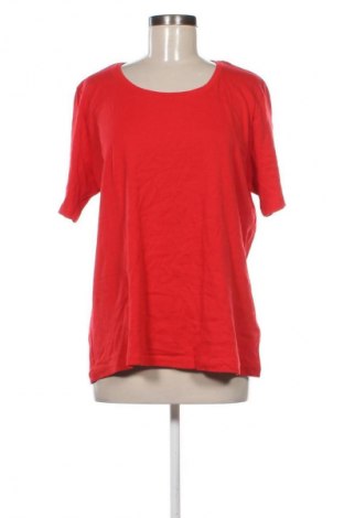 Γυναικείο t-shirt Laura Torelli, Μέγεθος XXL, Χρώμα Κόκκινο, Τιμή 9,99 €