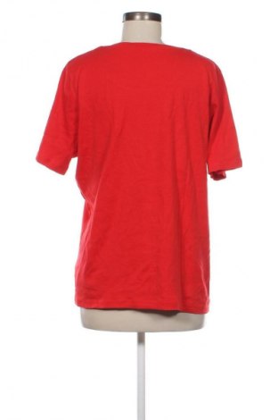 Γυναικείο t-shirt Laura Torelli, Μέγεθος XXL, Χρώμα Κόκκινο, Τιμή 9,99 €