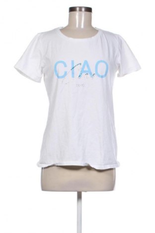Damski T-shirt Liu Jo, Rozmiar M, Kolor Biały, Cena 126,44 zł