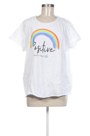 Damen T-Shirt Rainbow, Größe XL, Farbe Weiß, Preis € 9,99