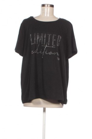 Γυναικείο t-shirt SHEIN, Μέγεθος XXL, Χρώμα Μαύρο, Τιμή 10,99 €