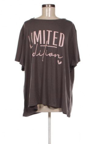 Γυναικείο t-shirt SHEIN, Μέγεθος 5XL, Χρώμα Γκρί, Τιμή 6,99 €