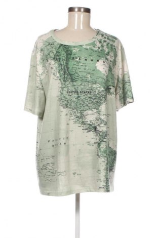 Γυναικείο t-shirt SHEIN, Μέγεθος XXL, Χρώμα Πολύχρωμο, Τιμή 10,99 €