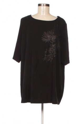 Dámske tričko Selection By Ulla Popken, Veľkosť 5XL, Farba Čierna, Cena  8,95 €