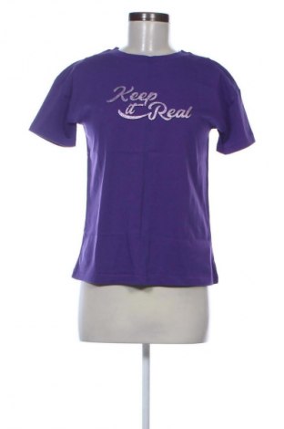 Dámske tričko Stradivarius, Veľkosť S, Farba Fialová, Cena  7,95 €