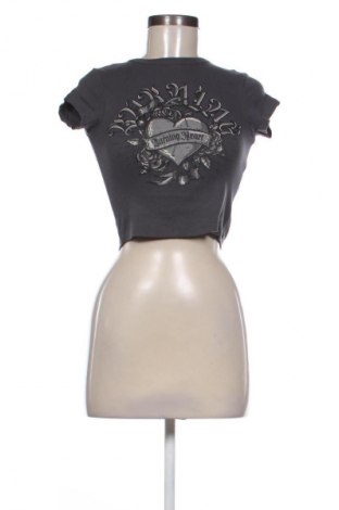 Damen T-Shirt Terranova, Größe S, Farbe Grau, Preis 8,70 €